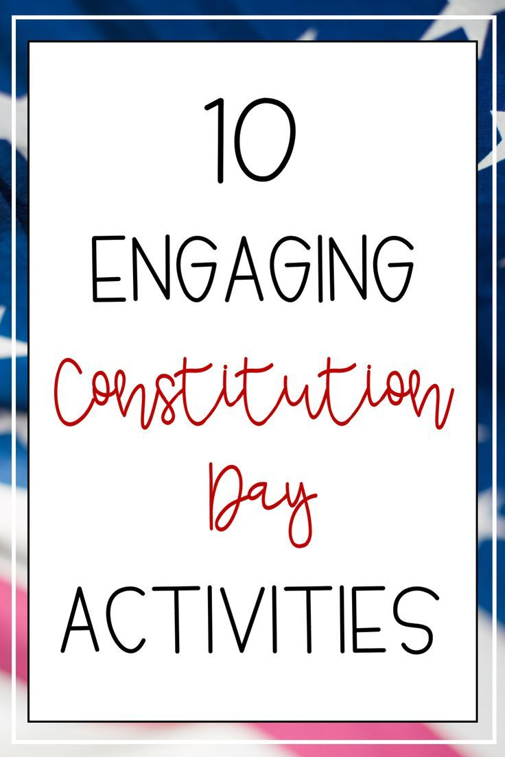 10 Engaging Constitution Day Activities | Constitution Day