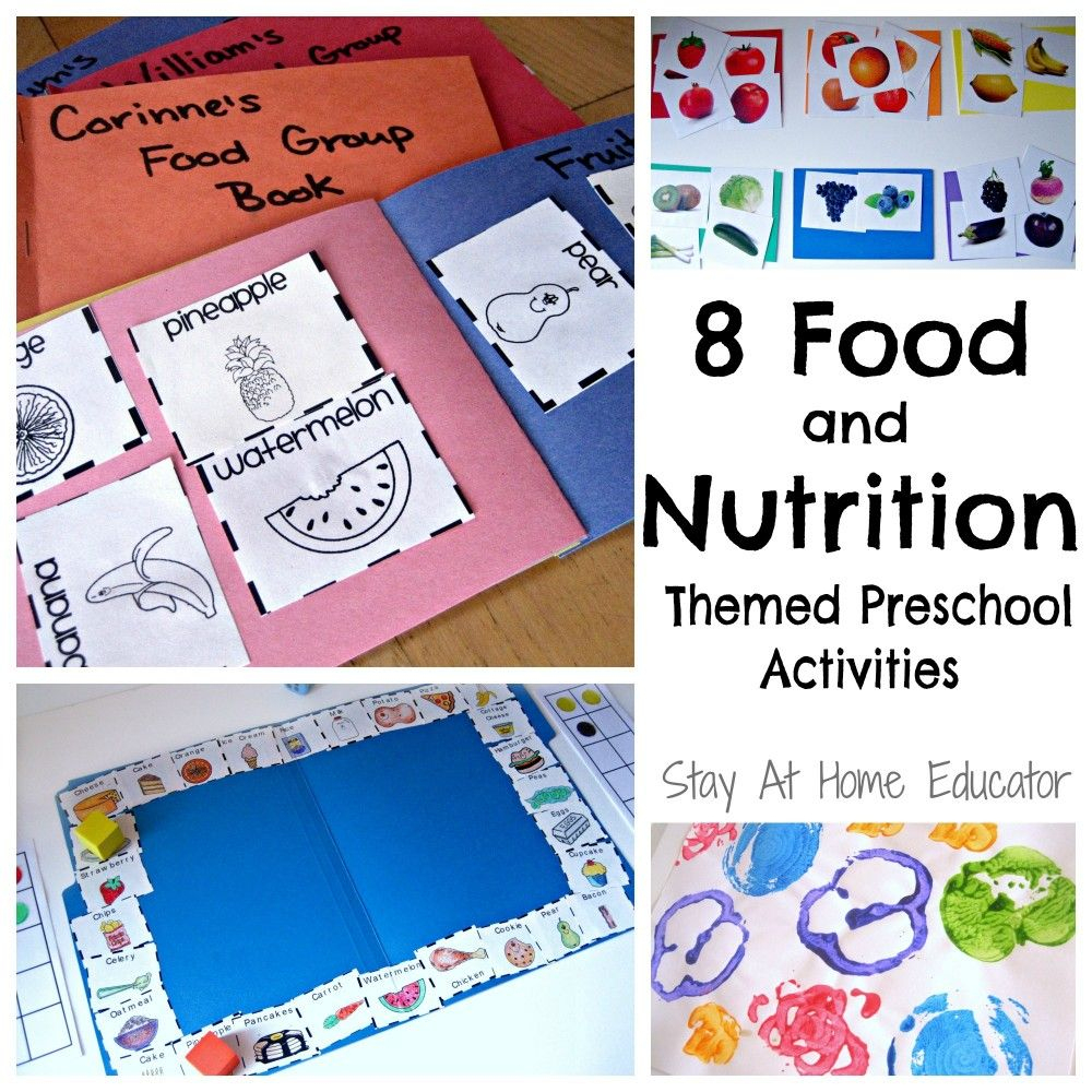 10 Food And Nutrition Activities For Preschoolers (Free