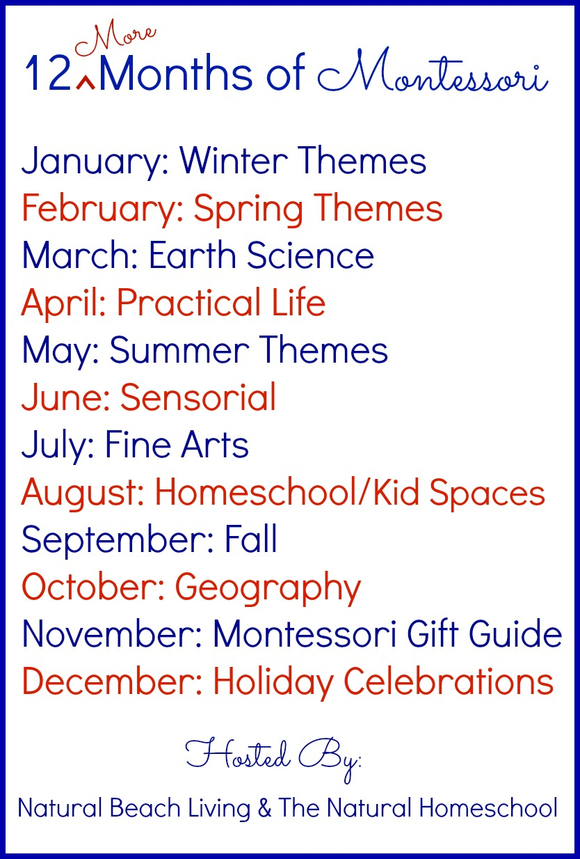 12 Months Of The Best Montessori Activities For Preschool