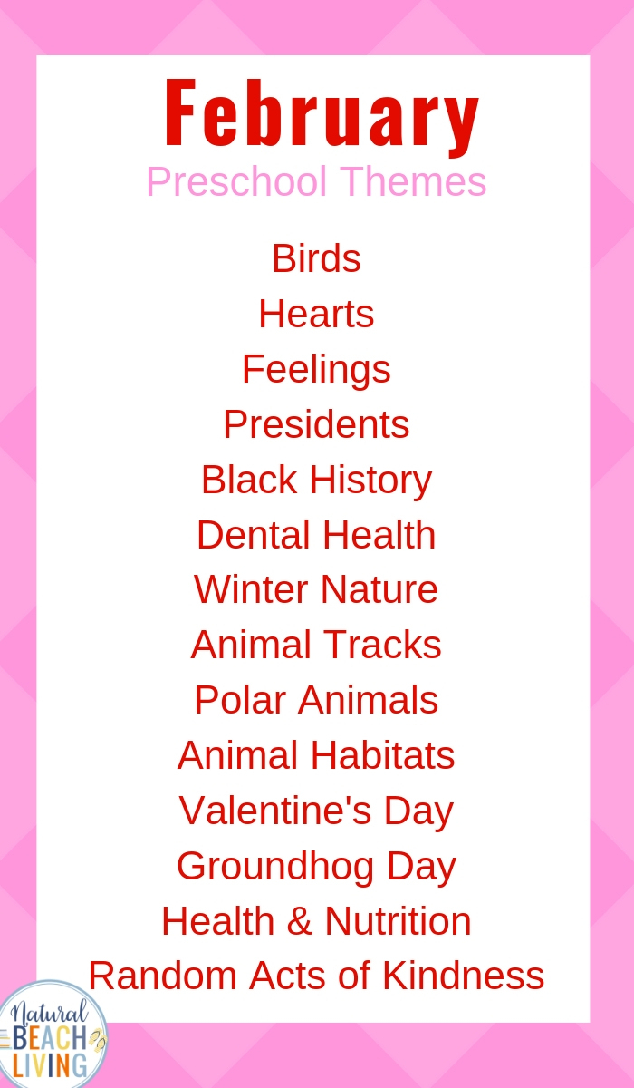13+ February Preschool Themes With Lesson Plans And