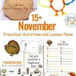 15+ November Preschool Themes With Lesson Plans And