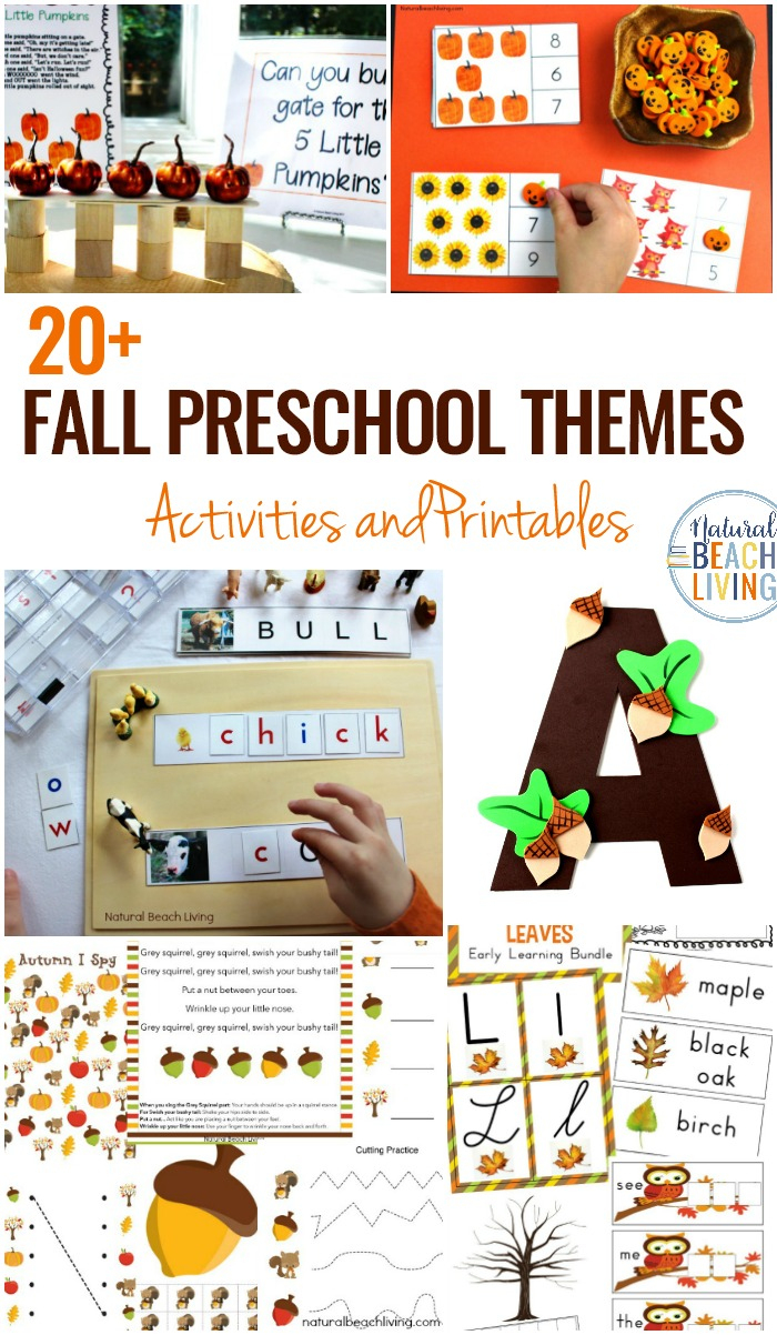 15+ October Preschool Themes With Lesson Plans And