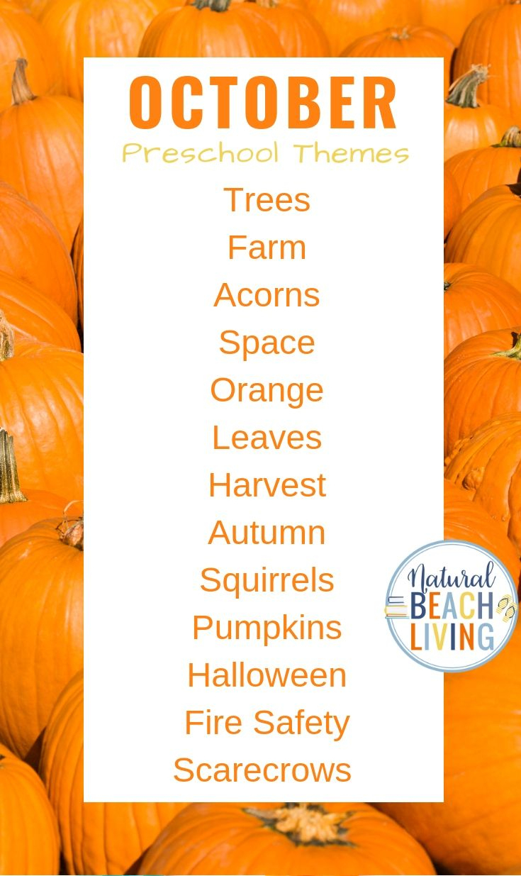 15+ October Preschool Themes With Lesson Plans And