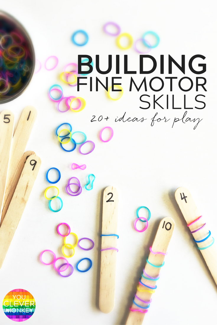 20+ Simple Hands On Activities That Help Build Fine Motor