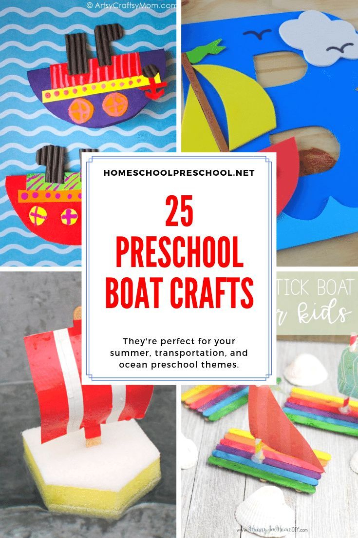 25 Hands-On Preschool Boat Crafts And Activities | Boat