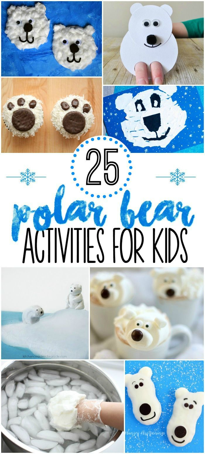 25 Polar Bear Preschool Activities | Winter Crafts For Kids