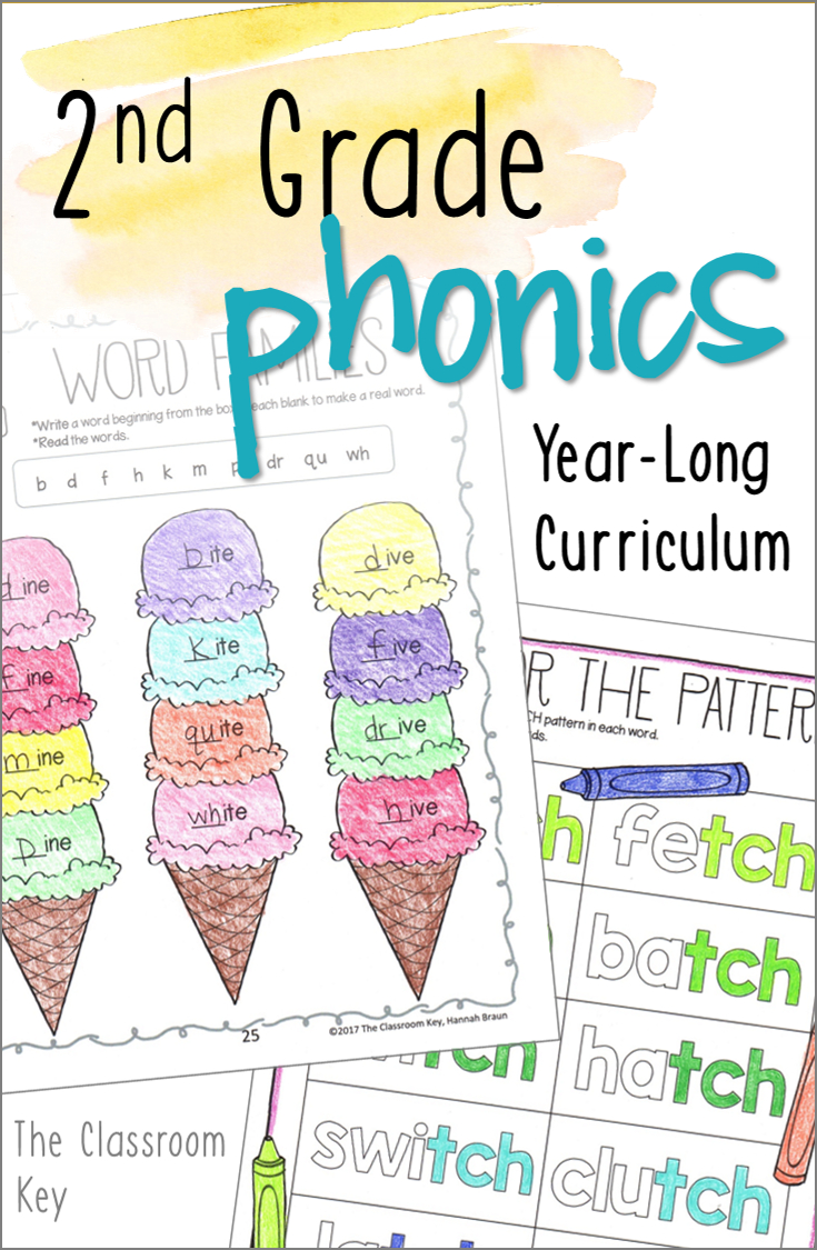 2Nd Grade Phonics Year Long Bundle | Phonics Lessons