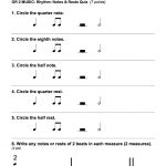 2Nd Grade Rhythm Assessments | Exclusive Music | Elementary