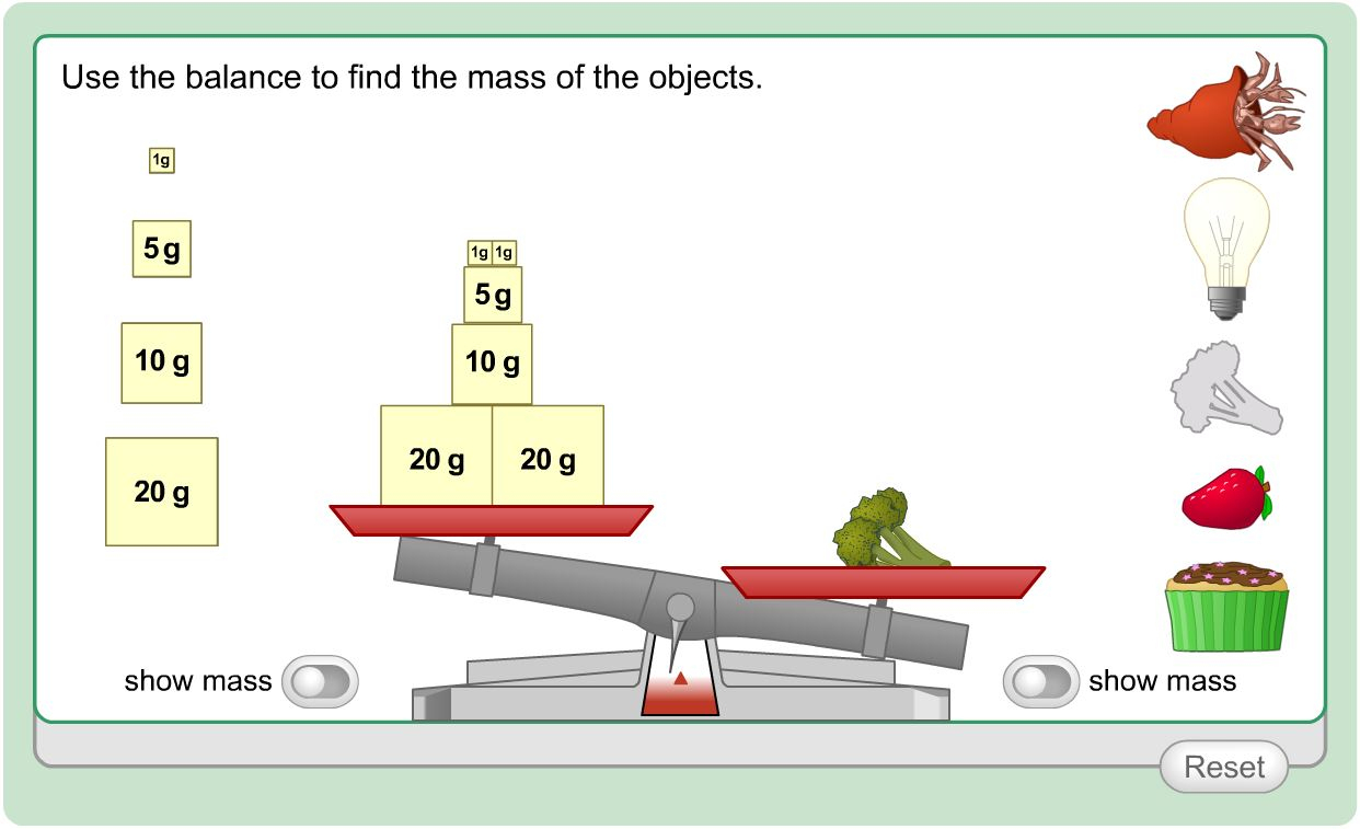 2Nd Grade Science Learning Activity: Measuring Mass