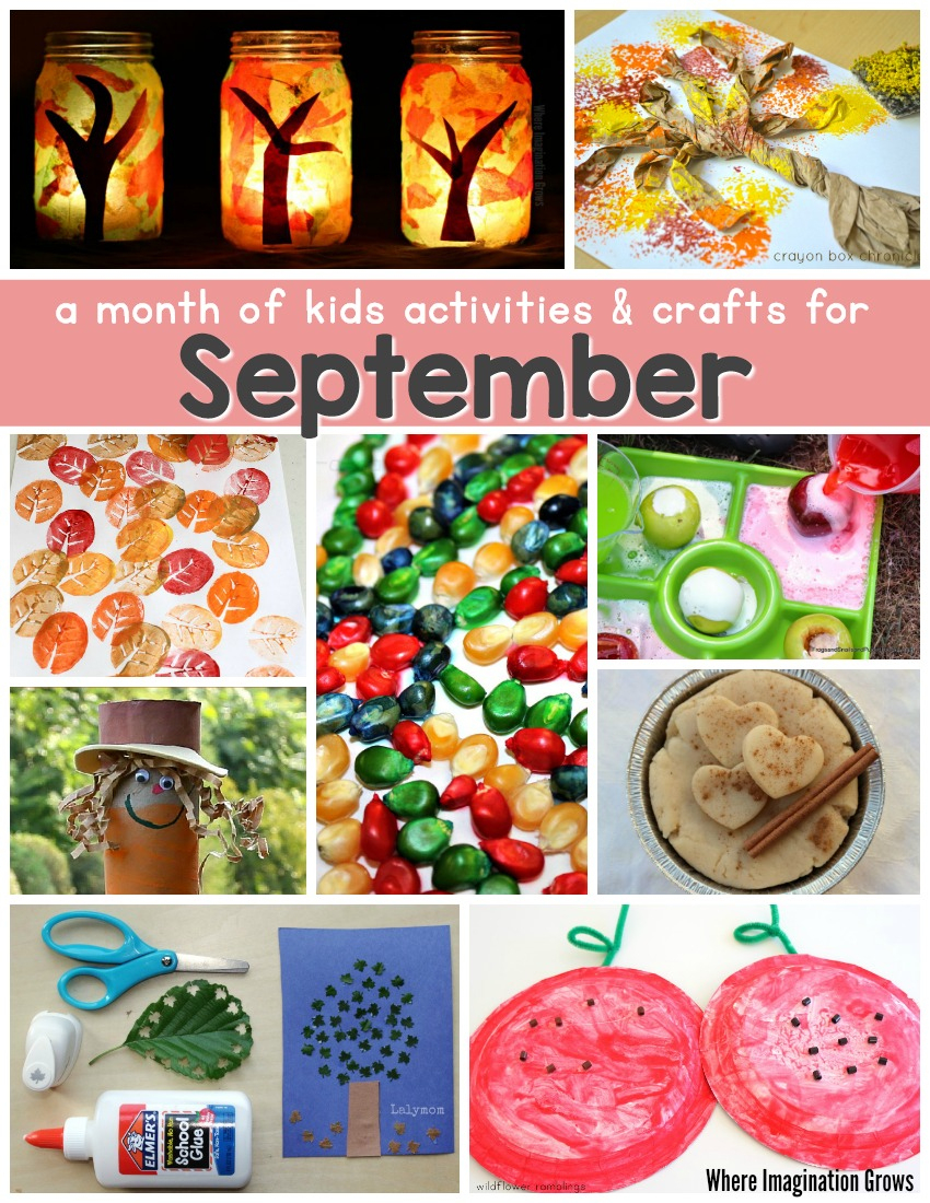 30 Fall Kids Activities For September - Where Imagination Grows