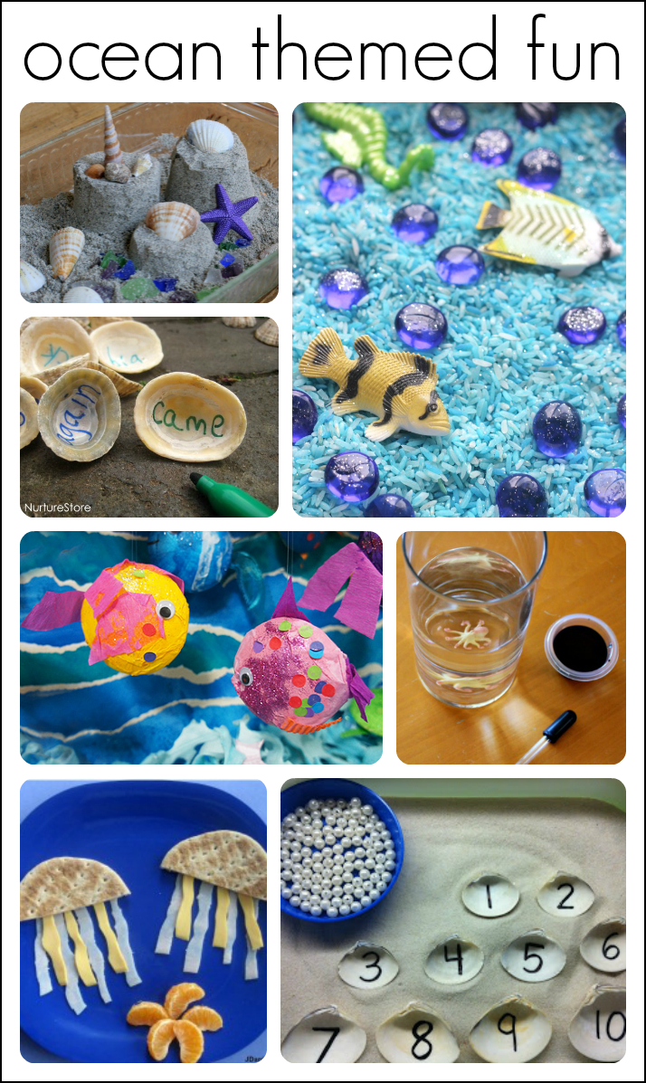 30+ Fantastic Activities For A Preschool Ocean Theme