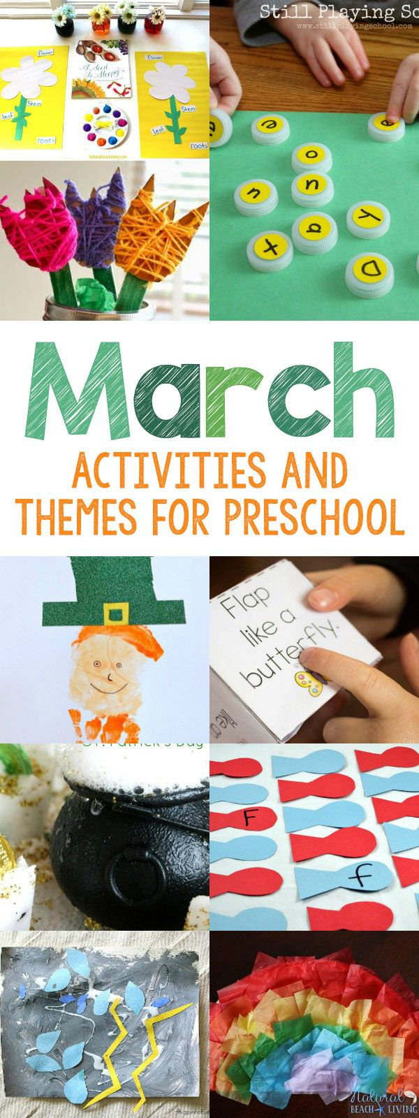 30+ March Preschool Activities And Themes For Preschool