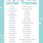 35+ Winter Preschool Themes And Lesson Plans   Natural Beach