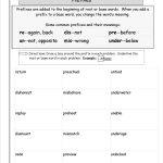 36 Stunning Prefix And Suffix Worksheets Ideas | Prefixes