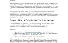 Fraction Lesson Plans 3rd Grade