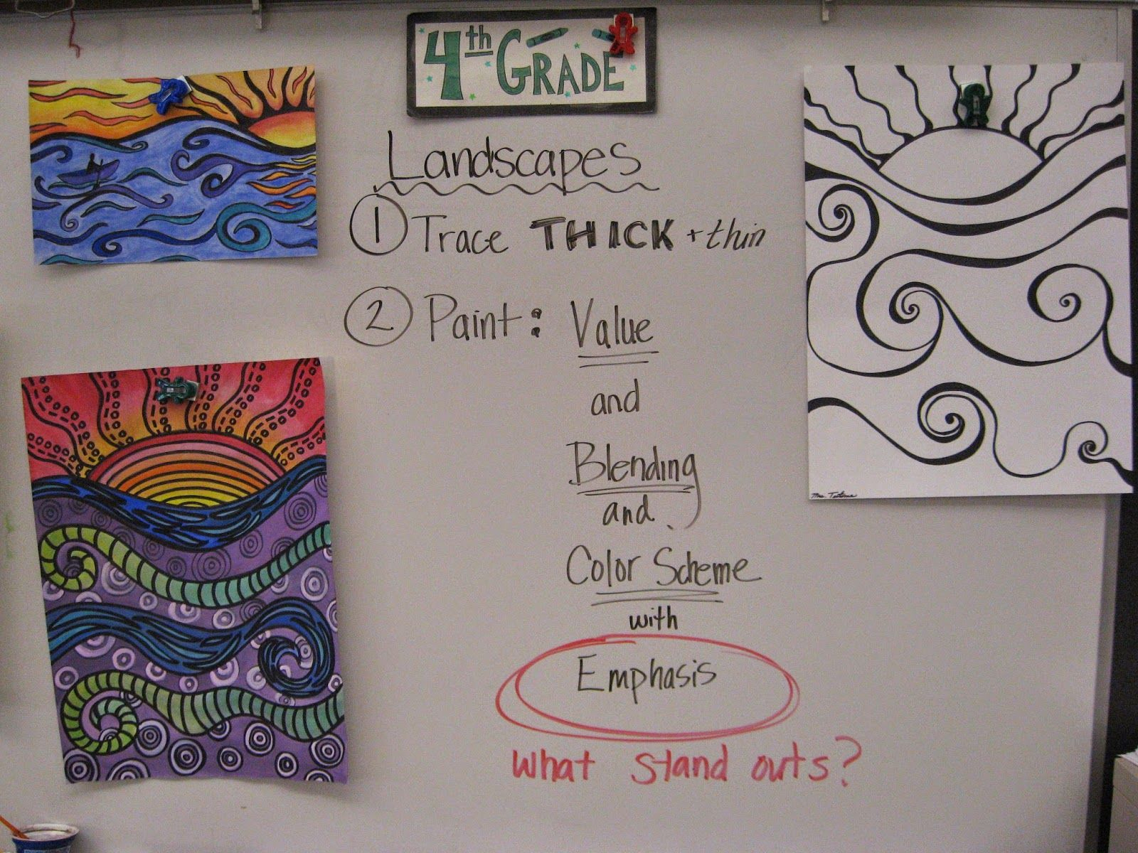 4Th Grade Landscapes | Art Lessons Elementary, Elementary