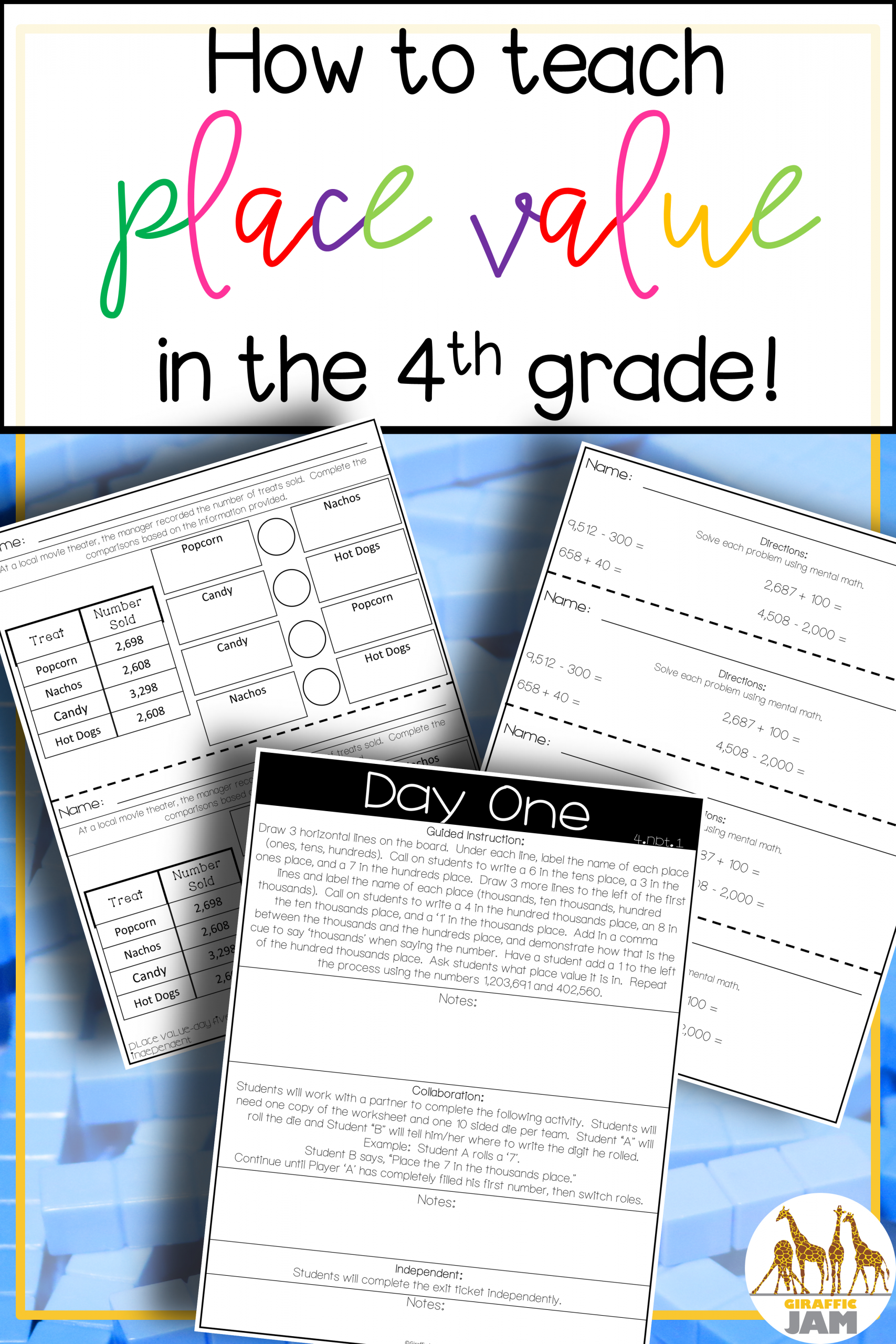 4Th Grade Math Place Value Lesson Plans | Math Lesson Plans