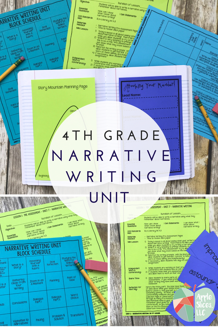 4Th Grade Narrative Writing | Unit 2 | 6 Weeks Of Ccss