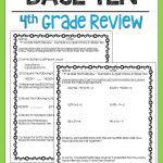 4Th Grade Place Value And Operations Review | Math Lesson