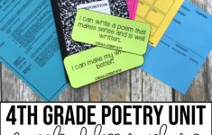 Poetry Lesson Plans 4th Grade