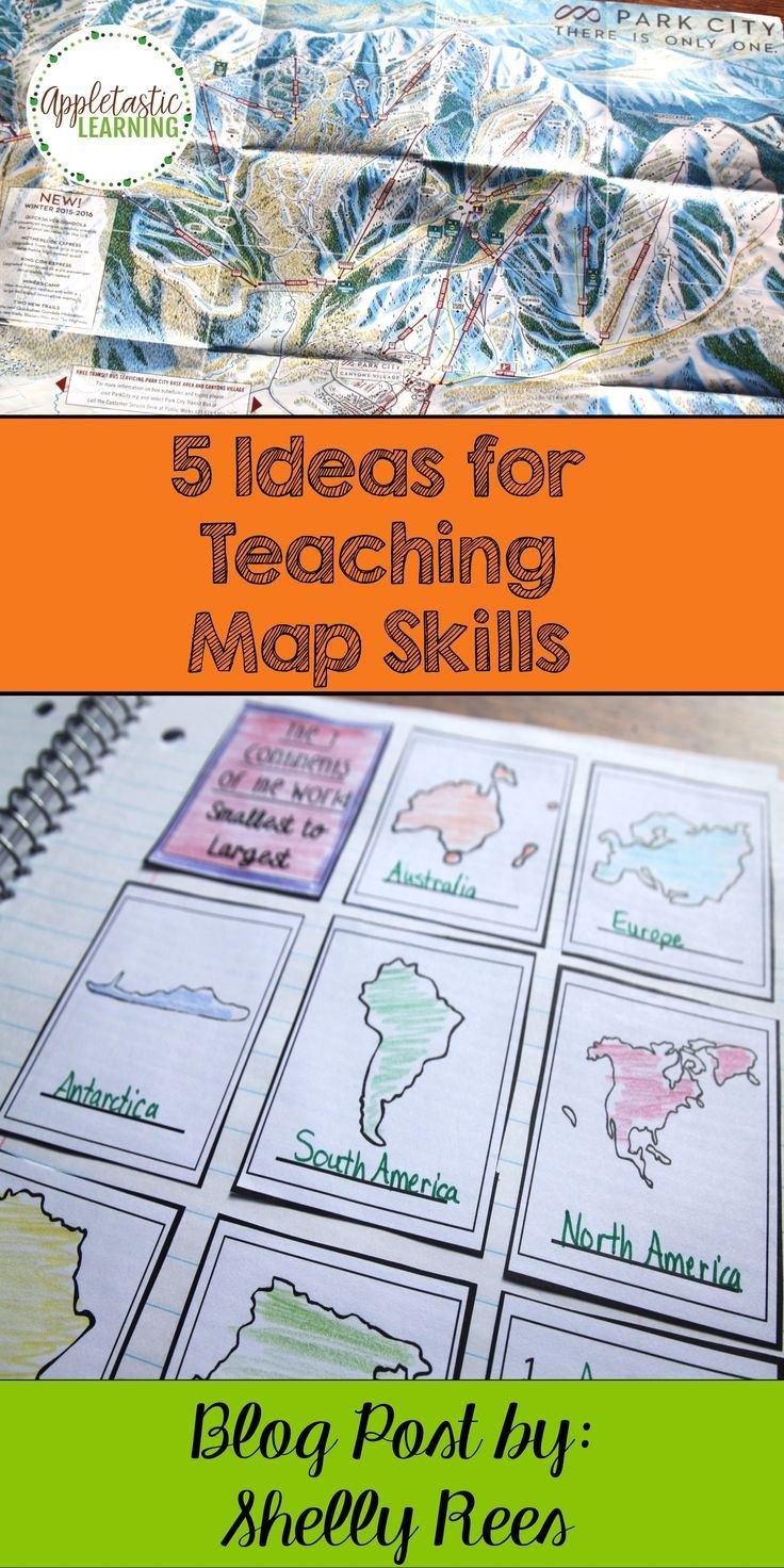 5 Ideas For Teaching Map Skills | Teaching Map Skills