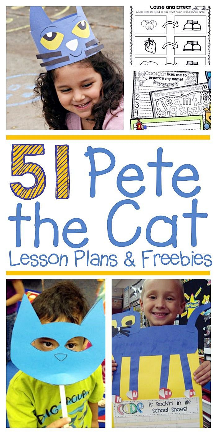 51 Groovy Pete The Cat Lesson Plans And Freebies | Preschool