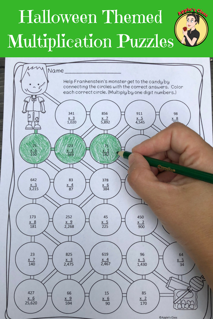 5Th Grade Halloween Multiplication Review | Multiplication