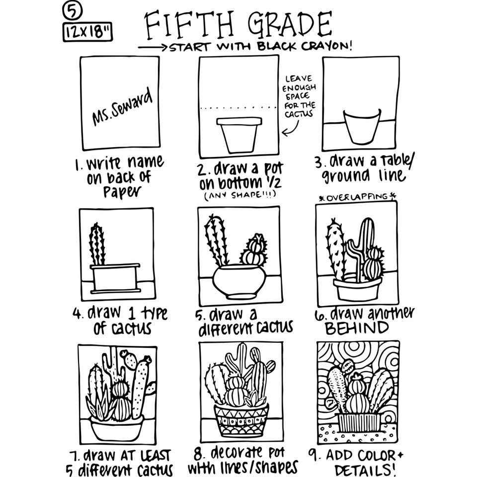 5Th Grade Sub Plans | Art Sub Lessons, Art Lessons Middle