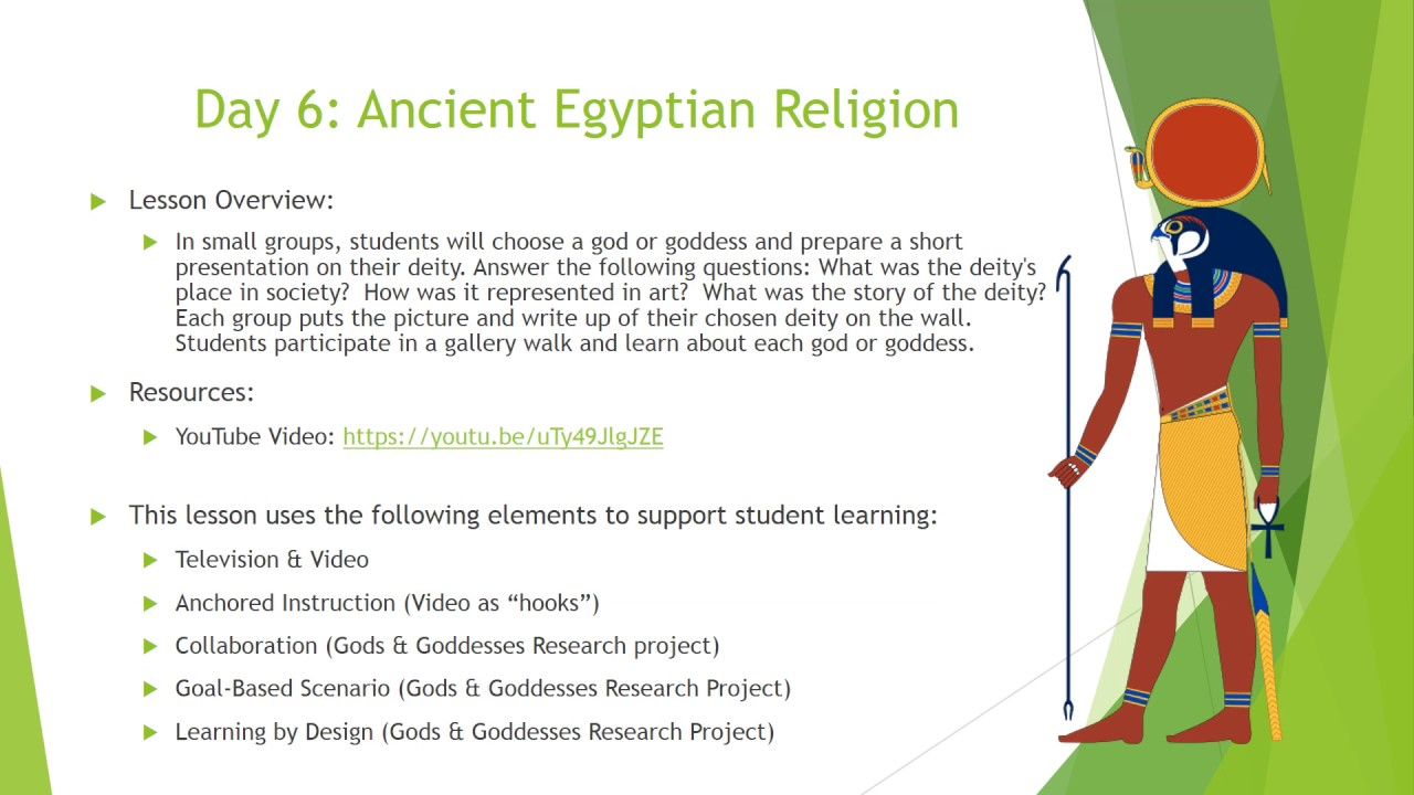 6Th Grade Ancient Egypt Unit Plan Overview - Youtube
