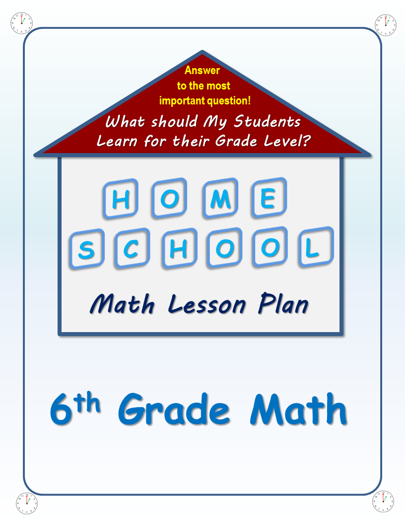 6Th Grade Math Lesson Plan - Free - A+ Interactive Math