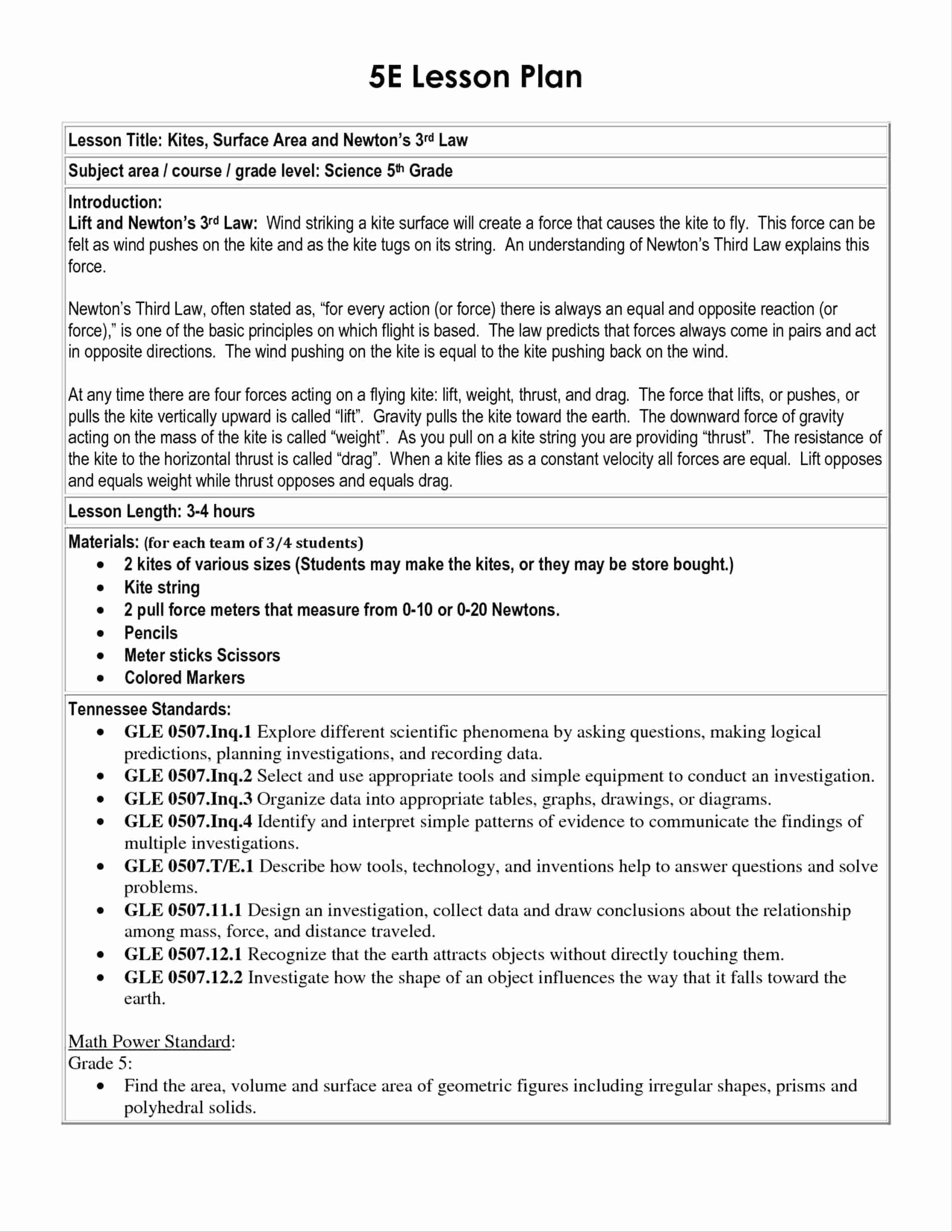 7 Step Lesson Plan Awesome 7 Step Lesson Plan Template