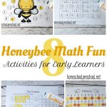 8 Honey Bee Themed Math Activities For Preschoolers