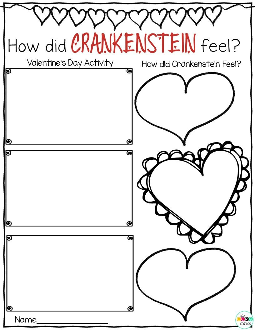 A Crankenstein Valentine: Interactive Read-Aloud Lesson