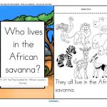 A Lift The Flap Booklet For An African Savanna Animals Theme