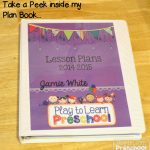 A Look Inside My Plan Book   Play To Learn