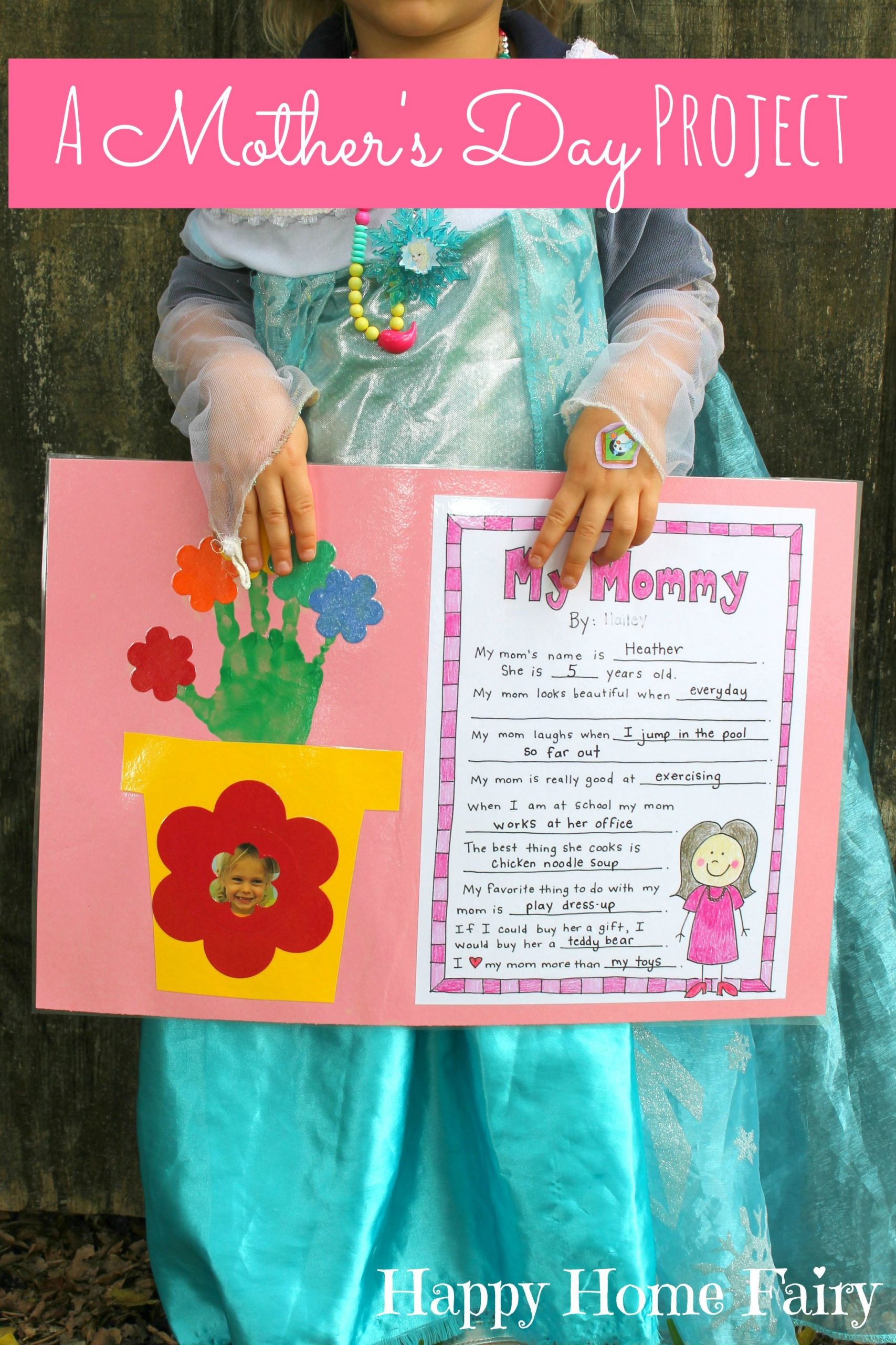 A Mother&amp;#039;s Day Project - Free Printable | Mother&amp;#039;s Day
