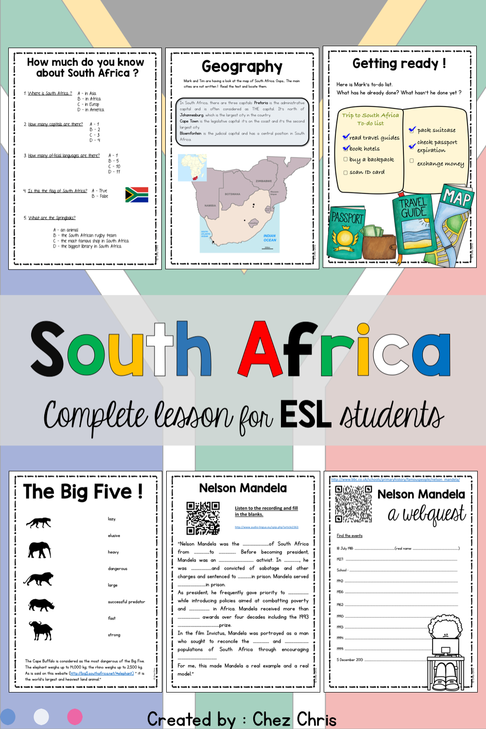 A Trip To South Africa - Complete Lesson | Nelson Mandela