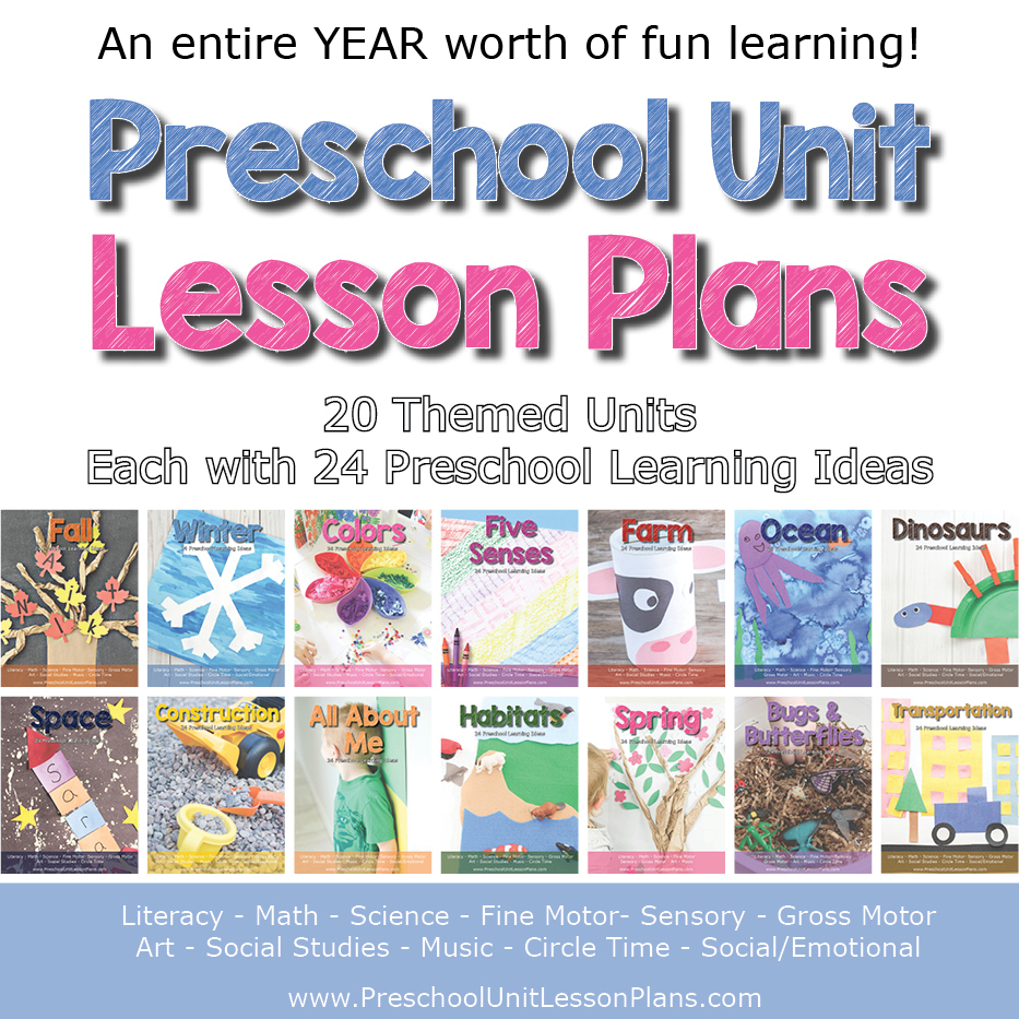 A Year Of Preschool Lesson Plans Bundle