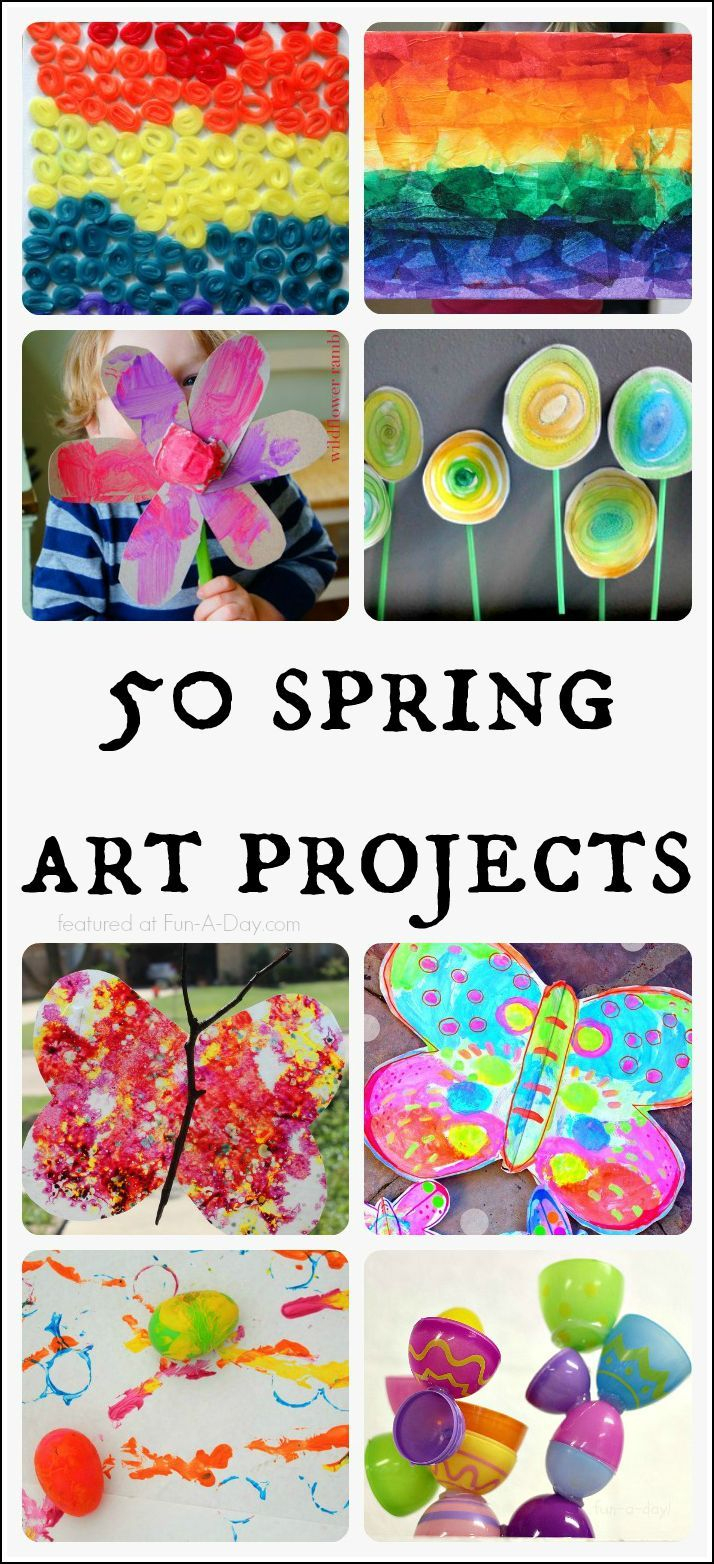 Absolutely Beautiful Spring Art Projects For Kids To Make