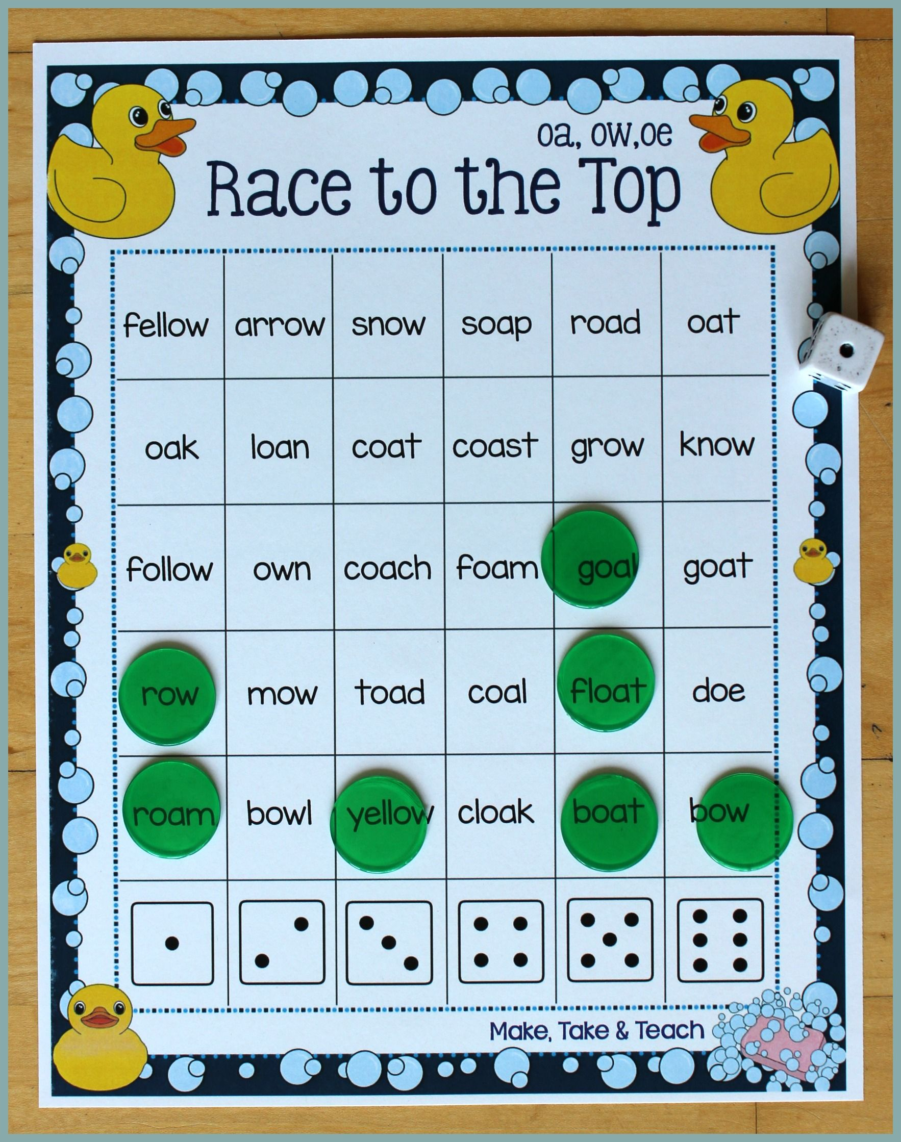 Activities For Teaching The Oa/ow/oe Digraphs | Phonics