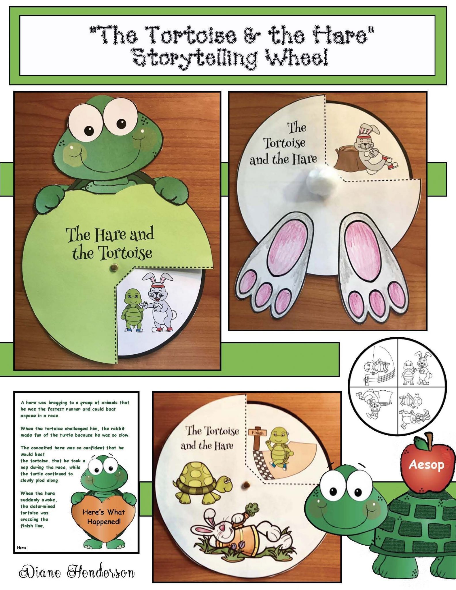 The Hare And The Tortoise Activity - Gambaran