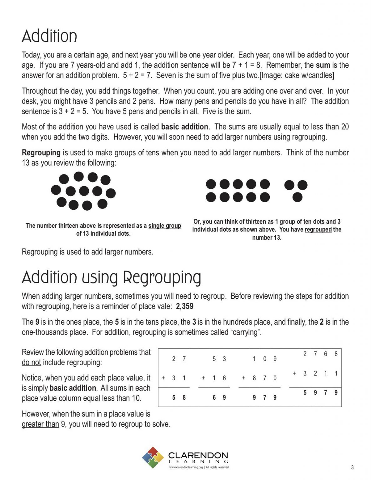 Addition With Regrouping Lesson Plans 2nd Grade - Lesson Plans Learning