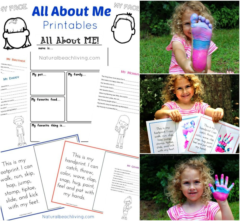 All About Me Activity Theme For Preschool &amp;amp; Kindergarten
