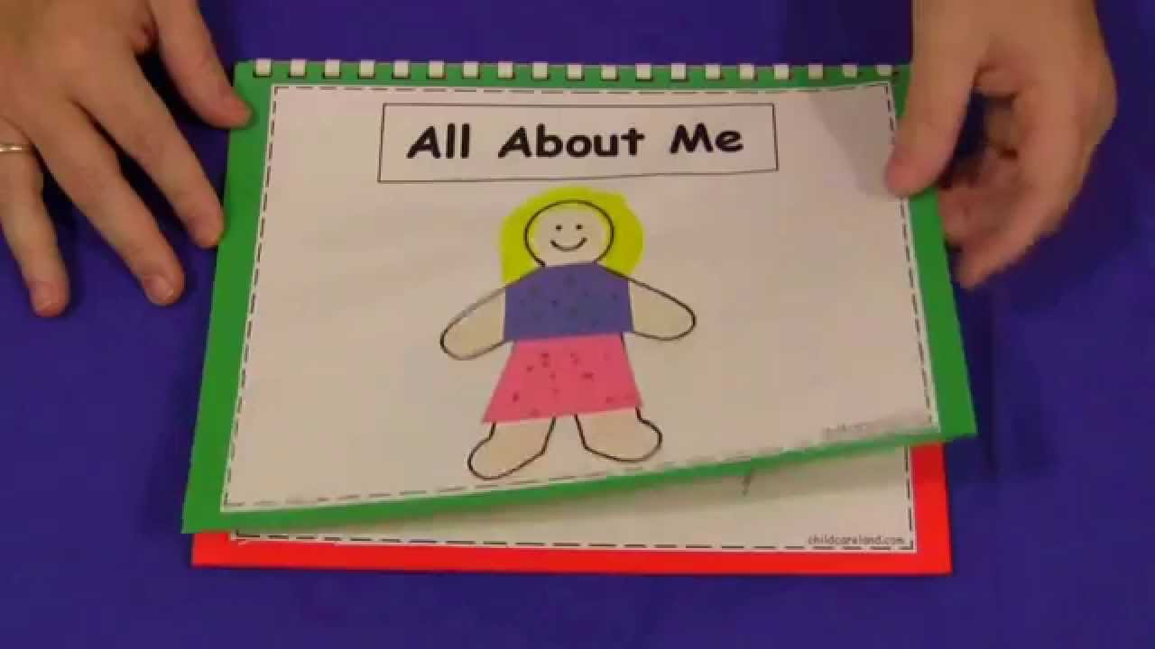 All About Me Book For Preschool And Kindergarten