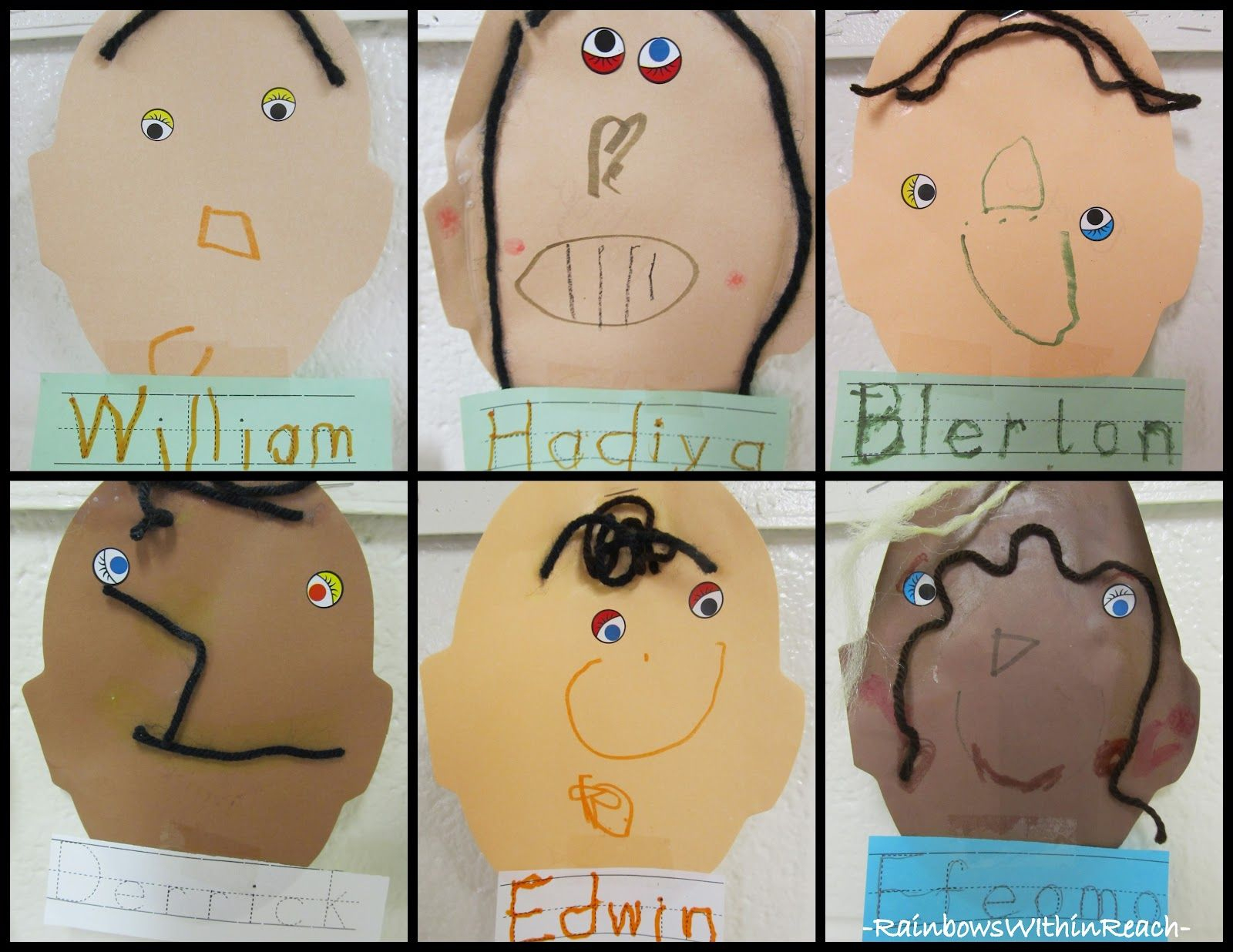 All About Me&amp;quot; Self Portrait Art | Me Preschool Theme, All