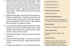 Latin America Lesson Plans 6th Grade
