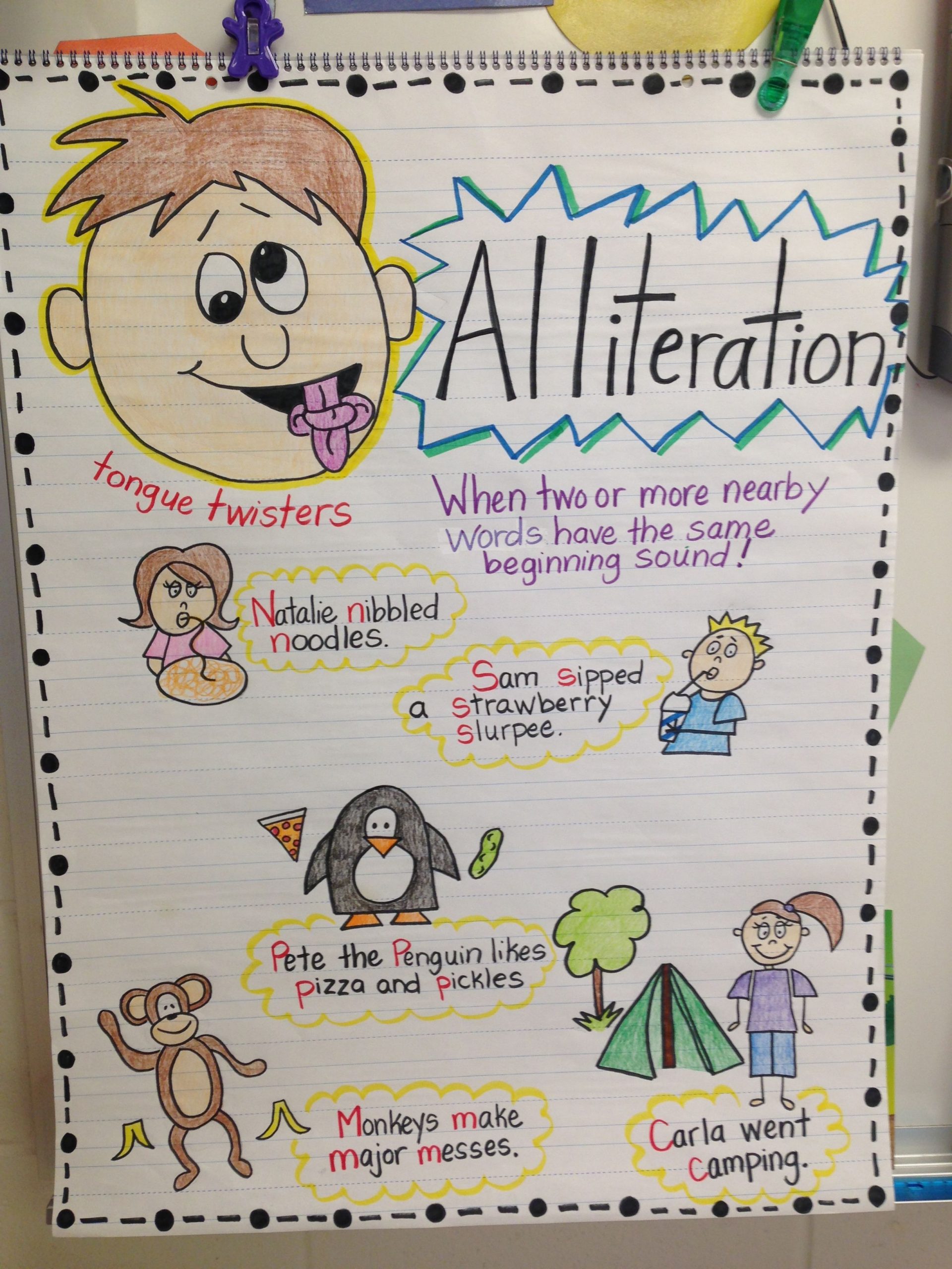 Alliteration 2Nd Grade School | Kindergarten Language Arts