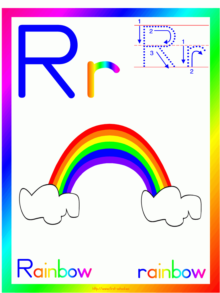 Alphabet Letter R Rainbow Lesson Plan &amp;amp; Printable Activities