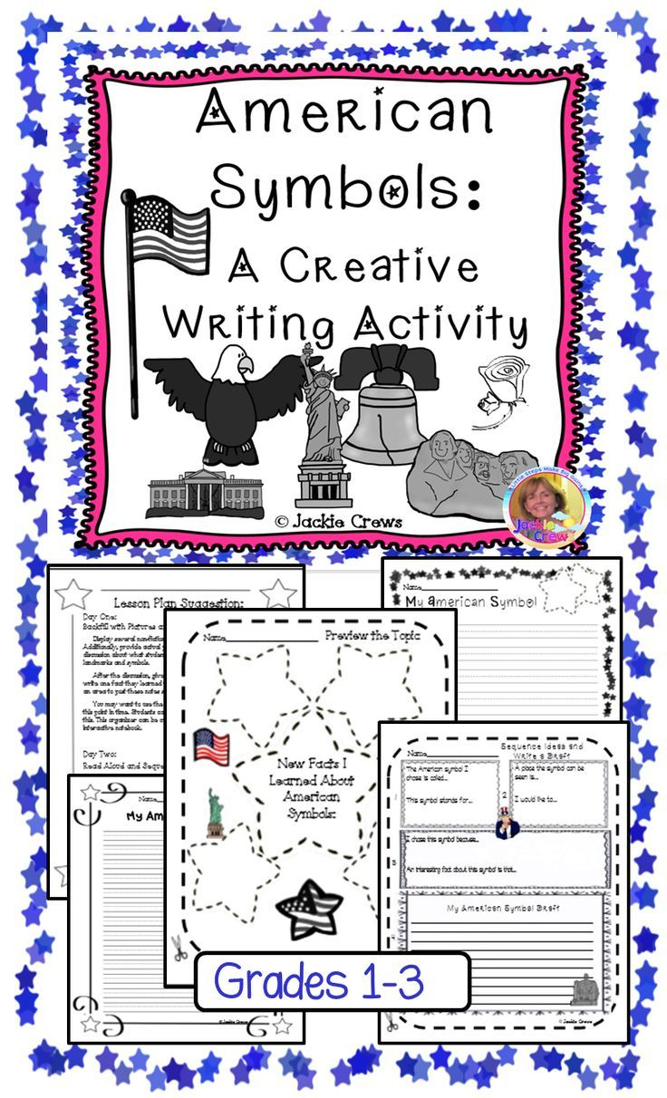 American Symbols: Creative Writing Activity W/ Lesson Plans