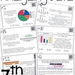 Analyzing And Comparing Data   Task Cards | Math Review
